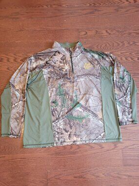 REALTREE Xtra - Camouflage Long Sleeve - Moisture Wicking Shirt Men's XL